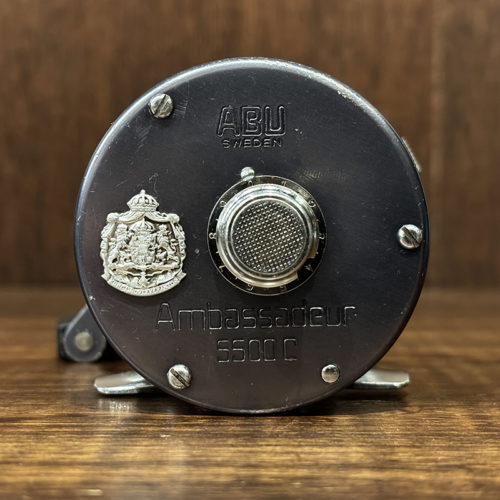 Abu Ambassadeur 5500C Blue Gray Bait Casting Reel Fn740102 アブ アンバサダー 5500C ブルーグレー フットナンバー74年製 ベイトキャスティングリール オリジナル ビンテージ