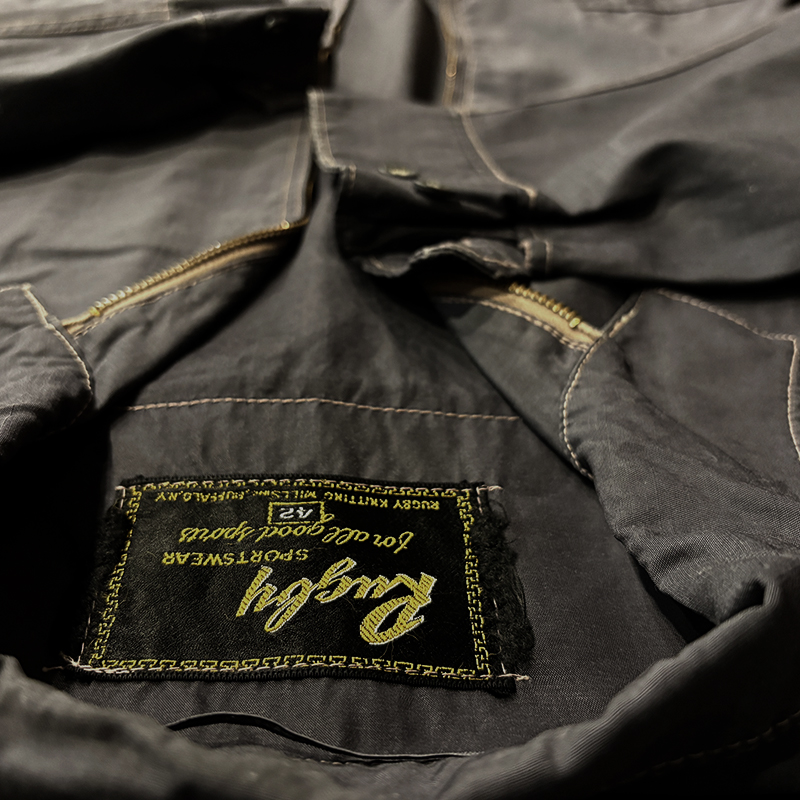 Rugby Sportswear Rayon Cotton Gabardine Sports Drizzler Jacket