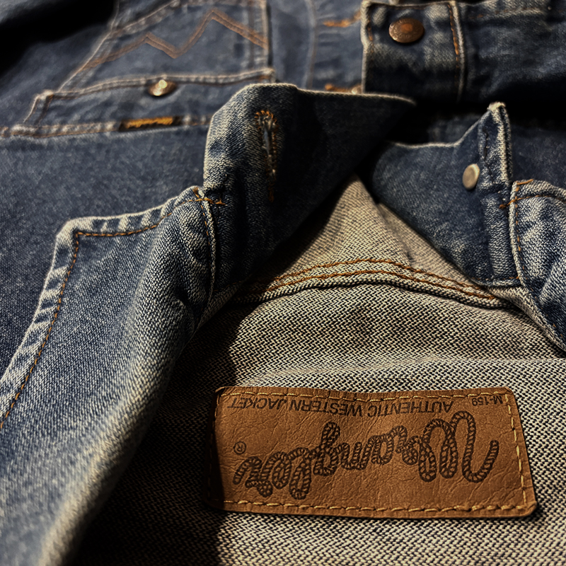 Wrangler Broken Twill Denim 4Pocket Trucker Jacket