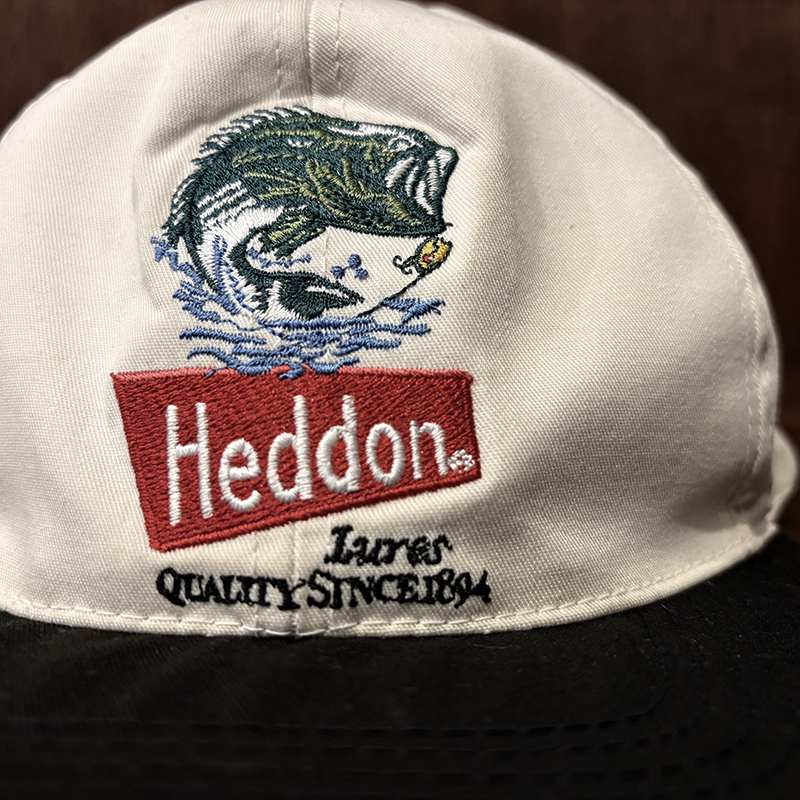 Heddon Cotton Twill Jumping Bass Snapback Fishing Cap