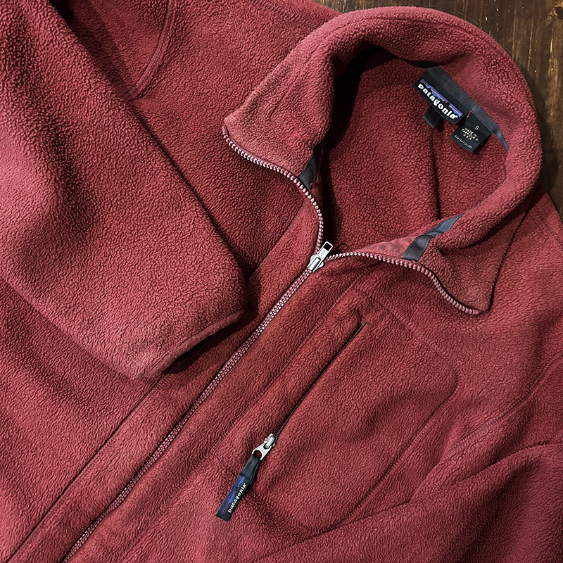 Patagonia Synchilla Fleece Full Zip Jacket Brick Made in USA