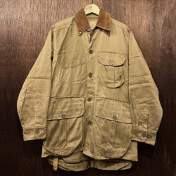 Bob Allen Vintage Klondike Heavy Cotton Satin Kharki Brown Hunting Coat Jacket 38 ボブアレン ビンテージ クロンダイク ヘビー コットンサテン ハンティング ジャケット フィールドコート カーキ ブラウン オリジナル グッドコンディション