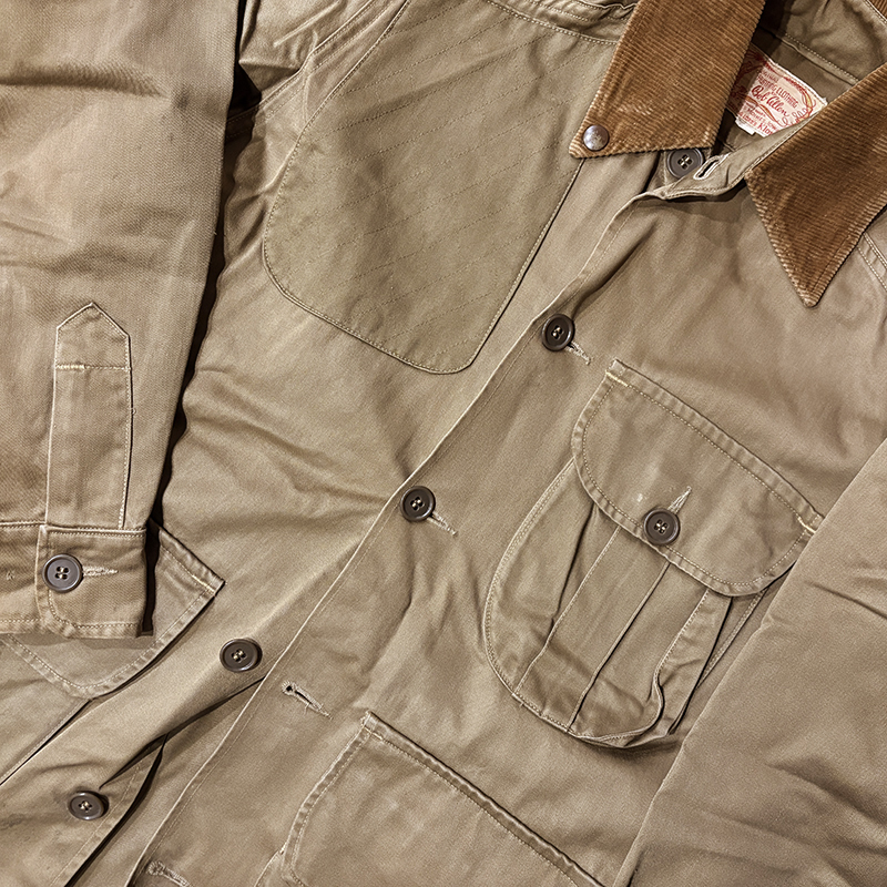 Bob Allen Vintage Klondike Satin Kharki Brown Hunting Coat Jacket