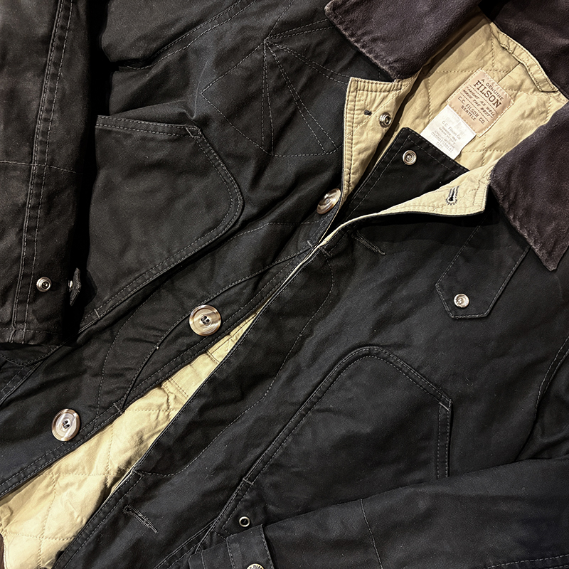 Filson Italy Waterfowl Upland Hunting Jacket BLK XS