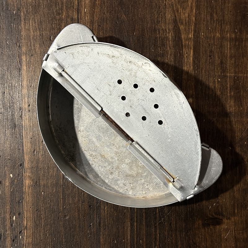 Vintage Aluminum Waist Mount Bait box